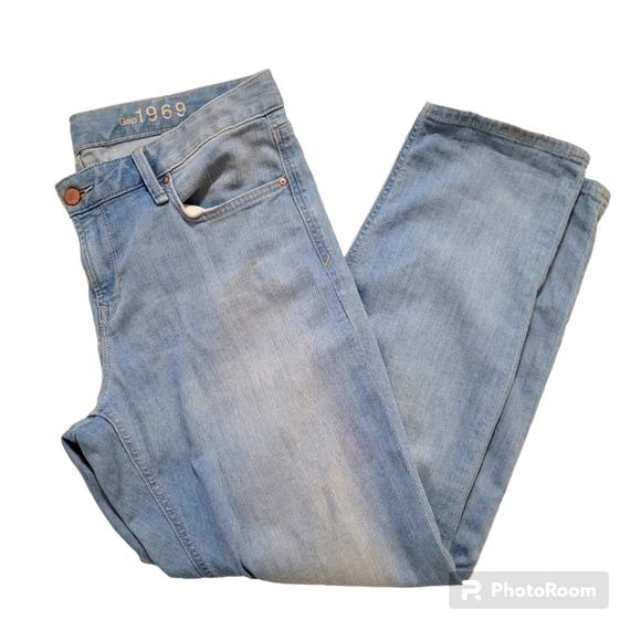 Gap Real Straight light wash straight leg jeans - Picture 3 of 8